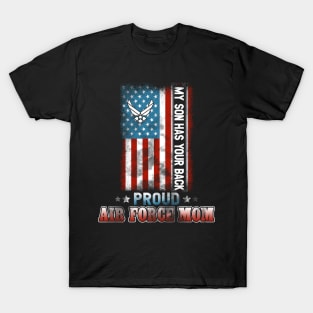 Air Force USAF Women's Proud Mom T-Shirt US Air Force Mom T-Shirt